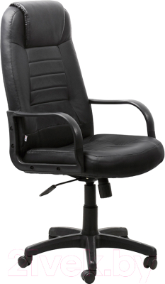 Кресло офисное Белс Прима DF PLN PU / 440110/PU01 (экокожа, черный)