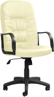 Кресло офисное Белс Твист DF PLN PU / 440120/SF18 (экокожа, бежевый) - 
