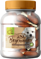 

Лакомство для собак Домашние Вкусняшки, Кальциевая косточка с кроликом и рисом / DV-054