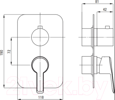 Изображение товара Душевая система со смесителем Deante DEANTE_001M