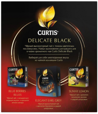 Чай пакетированный Curtis Delicate Black / 101014 (100пак)