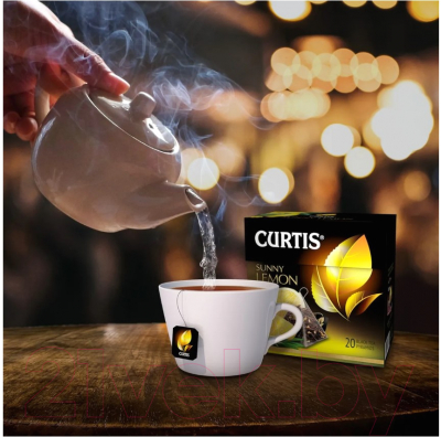 Чай пакетированный Curtis Sunny Lemon / 100667 (20пак)