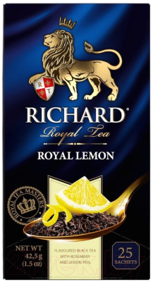 Чай пакетированный Richard Royal Lemon / 101616 (25пак)