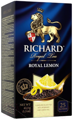 Чай пакетированный Richard Royal Lemon / 101616 (25пак)
