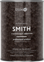 Краска Elcon Smith с молотковым эффектом (800г, черный) - 