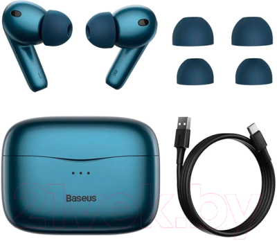 Беспроводные наушники Baseus Simu ANC True Wireless Earphones S2 / NGS2-03 (синий)