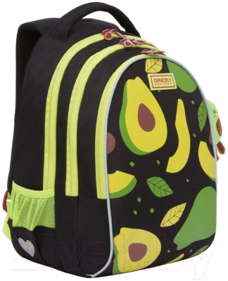 Школьный рюкзак Grizzly RG-168-11 (черный)