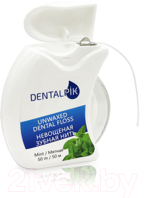 Зубная нить Dentalpik Floss Mint Unwaxed / 05.4323