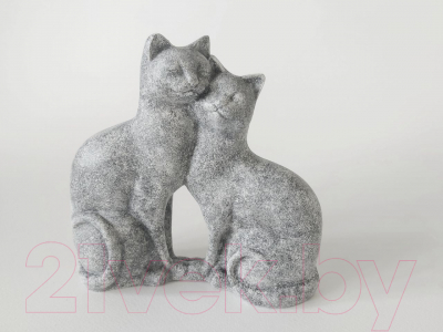 Статуэтка Нашы майстры Влюбленные коты / 3036 (серый)