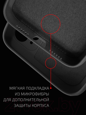 Чехол-накладка Volare Rosso Jam для Galaxy S21 FE (черный)