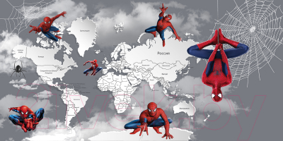 Фотообои листовые Citydecor Superhero Spiderman 1 (500x260)