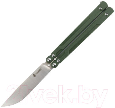 Нож-бабочка GANZO G766-GR (зеленый)