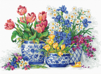 Набор для вышивания Luca-S Весенние цветы / B2386 - 