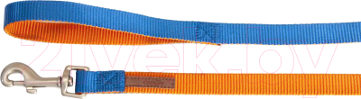Поводок Camon DC119/I.07 (оранжевый/синий)