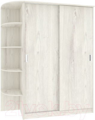 Шкаф-купе Кортекс-мебель Лагуна ШК05-00 (дуб монтерей, левая консоль)