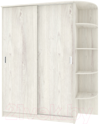 Шкаф-купе Кортекс-мебель Лагуна ШК05-00 (дуб монтерей, правая консоль)