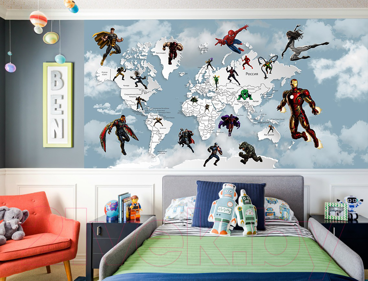 Фотообои листовые Citydecor Superhero 2 (500x260) — фото 2