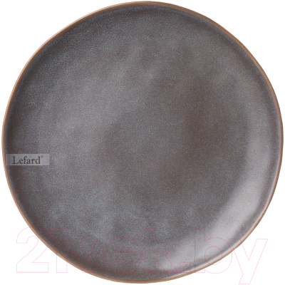 Тарелка столовая обеденная Lefard Glaze Collection / 191-223 (серый меланж)