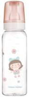 Бутылочка для кормления Canpol С рисунком / 42/201 (240мл, розовый) - 