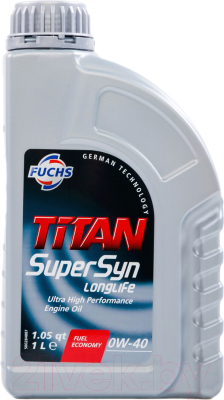 Моторное масло Fuchs Titan Supersyn Longlife 0W40 / 600889449 (1л)