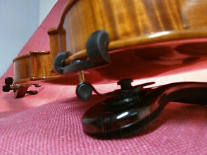 Мостик Viva La Musica Flex M Transparent Violin 1/2-1/4 (black)