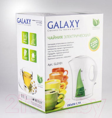 Электрочайник Galaxy GL 0101 (зеленый)