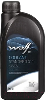 Антифриз WOLF G11 Coolant Standard -36°C / 50100/1 (1л, синий)