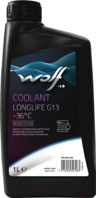 Антифриз WOLF G13 Coolant Longlife -36°C / 50102/1 (1л, красный)