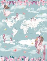 

Фотообои листовые Citydecor, Princess 9 с защитным покрытием