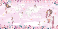 

Фотообои листовые Citydecor, Princess 12 с защитным покрытием