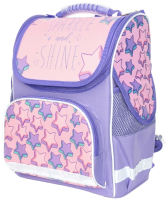 Школьный рюкзак Schoolformat Basic Shine Bright РЮКЖК-ШБР (сиреневый) - 