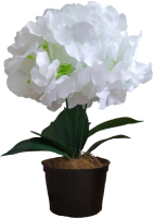 Искусственный цветок GrenTrade Гортензия Стаффи 8804-1 (белый) - 