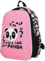 Школьный рюкзак Schoolformat Ergonomic Light Fluffy Panda РЮКЖКМБ-ФПН (розовый) - 