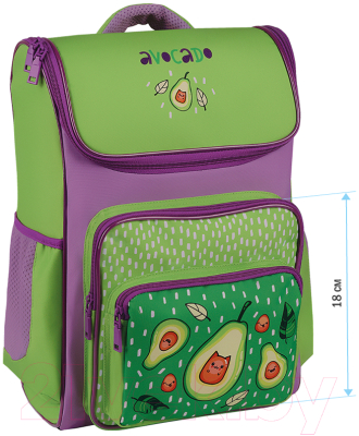 Школьный рюкзак ArtSpace Happy School Happy Avocado / Uni_17726