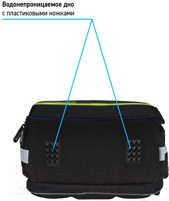 Школьный рюкзак Berlingo Expert Light Green Blocks / RU07223