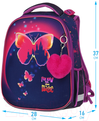 Изображение товара Школьный рюкзак Berlingo Expert Max Magic butterfly / RU07132