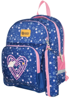Школьный рюкзак Schoolformat Soft 2 + Heatrs And Stars РЮКМ2П-ХНС (синий) - 