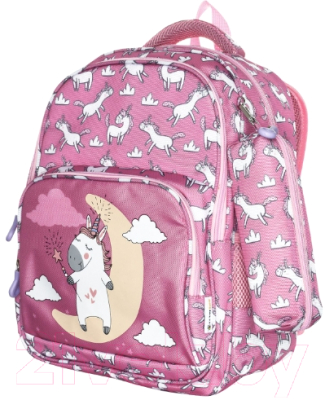 Школьный рюкзак Schoolformat Soft 2 + Little Unicorn РЮКМ2П-ЛЛЮ (розовый)