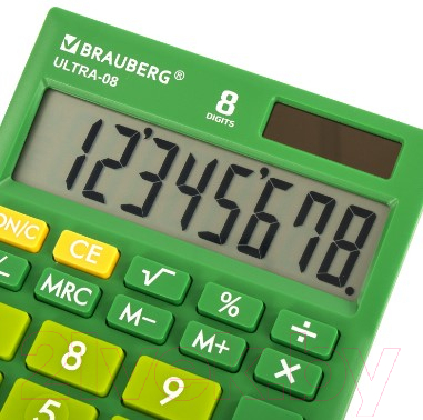 Калькулятор Brauberg Ultra-08-GN / 250509 (зеленый)
