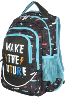 Школьный рюкзак Schoolformat Soft 3 Future РЮКМ3-ФЧР (серый) - 