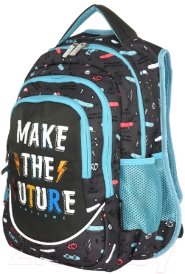 Школьный рюкзак Schoolformat Soft 3 Future РЮКМ3-ФЧР (серый)