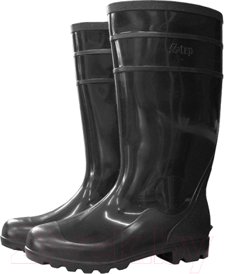 Сапоги резиновые Step С-40 ПВХ (р.43, черный)