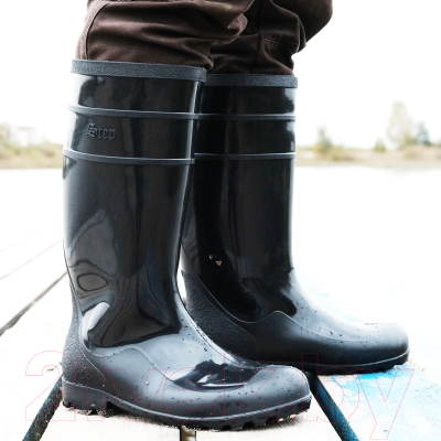 Сапоги резиновые Step С-40 ПВХ (р.43, черный)