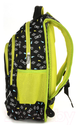 Школьный рюкзак Schoolformat Soft 3 Skate РЮКМ3-СКТ (черный)