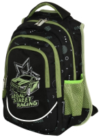 Школьный рюкзак Schoolformat Soft 3 Street Racing РЮКМ3-СТИ (черный) - 