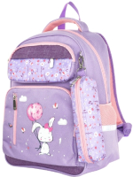 Школьный рюкзак Schoolformat Soft 3 + Cute Rabbit РЮКМ3П-МРЛ (сиреневый) - 