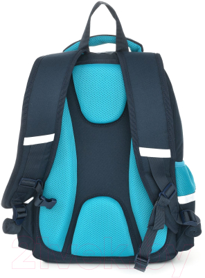 Школьный рюкзак Schoolformat Soft 3 + Play Football РЮКМ3П-ПФБ (синий)