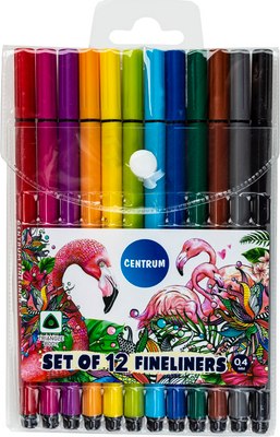 Набор капиллярных ручек Centrum Fineliners / 80255 - 