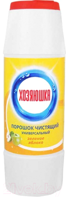 Изображение товара Универсальное чистящее средство Хозяюшка Зеленое яблоко (450г)
