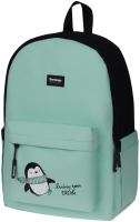 

Школьный рюкзак Berlingo, Casual Penguin mint / RU08065